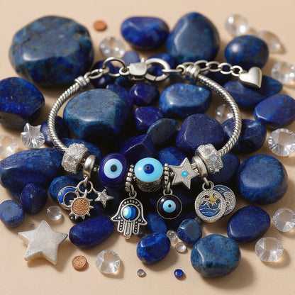 ✨Today's Special Offer 49% OFF🎉 - ✨Women's Starry Sky Bracelet | Moon, Hamsa Hand, Evil Eye, and Tree of Life
