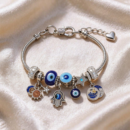 ✨Today's Special Offer 49% OFF🎉 - ✨Women's Starry Sky Bracelet | Moon, Hamsa Hand, Evil Eye, and Tree of Life
