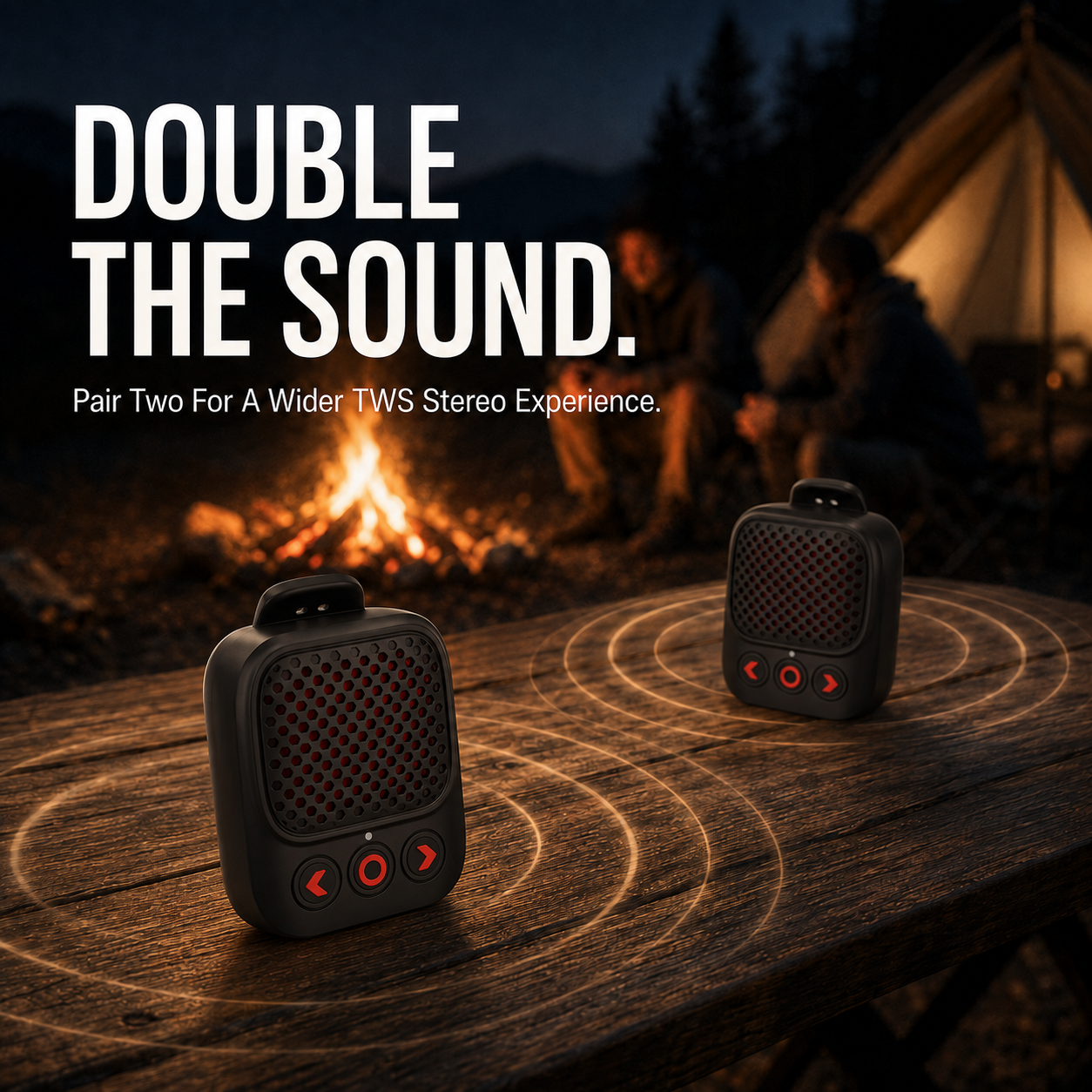 🔊 2026 New Magnetic Clip-On Bluetooth Speaker | IPX7 Waterproof, TWS Stereo & Ultra-Light Wearable Design