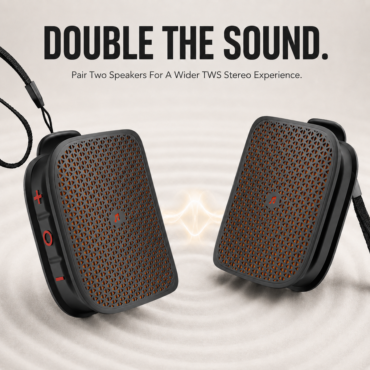 🔊 2026 New Magnetic Clip-On Bluetooth Speaker | IPX7 Waterproof, TWS Stereo & Ultra-Light Wearable Design