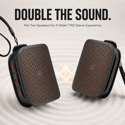 🔊 2026 New Magnetic Clip-On Bluetooth Speaker | IPX7 Waterproof, TWS Stereo & Ultra-Light Wearable Design