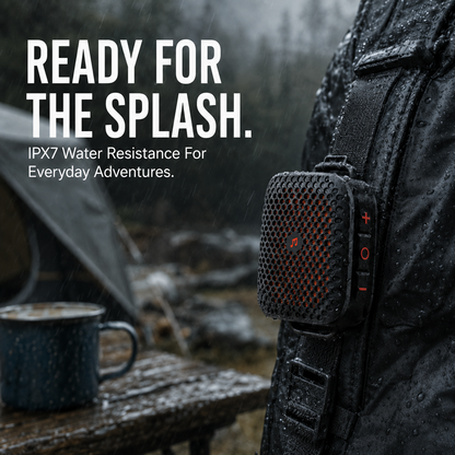 🔊 2026 New Magnetic Clip-On Bluetooth Speaker | IPX7 Waterproof, TWS Stereo & Ultra-Light Wearable Design