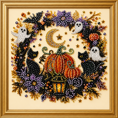 🧘Relaxing & Beginner-Friendly - 🎨💎DIY Christmas Bead Art Diamond Painting Set
