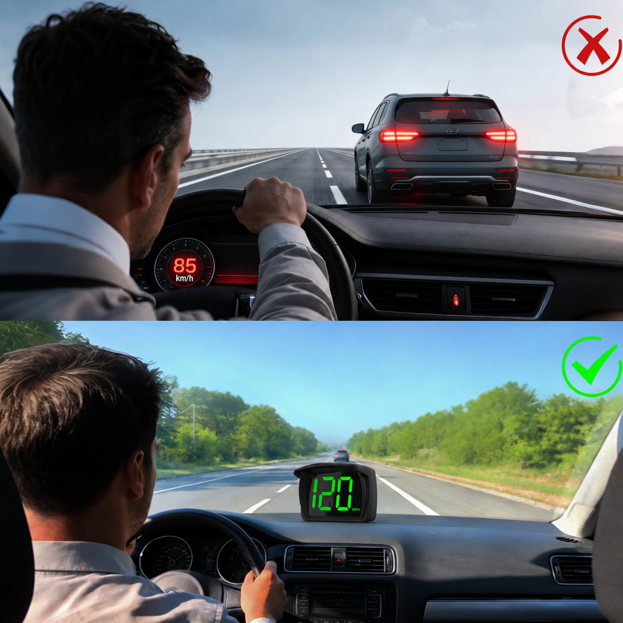 💥LAST DAY SALE 49% OFF💥-GPS Digital Speedometer for Car MPH, USB Connect Plug and Play for Car Truck Motor SUV All Vehicles