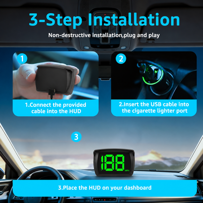 💥LAST DAY SALE 49% OFF💥-GPS Digital Speedometer for Car MPH, USB Connect Plug and Play for Car Truck Motor SUV All Vehicles