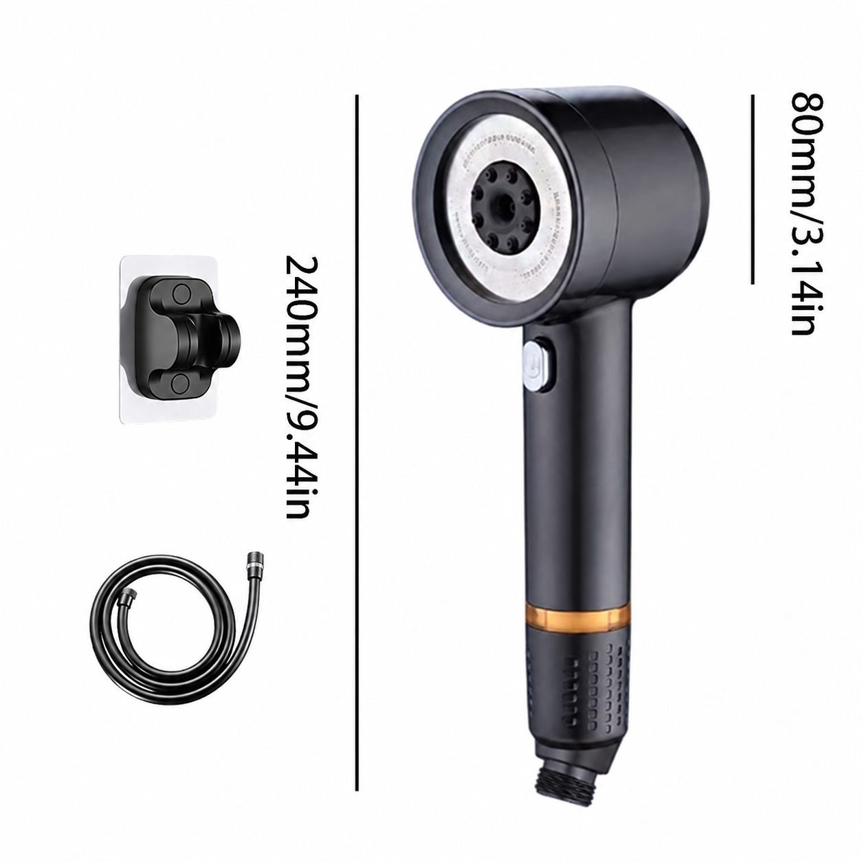 🚿 Filtered High-Pressure Shower Head Set – Stronger Flow, Fresher Shower Experience