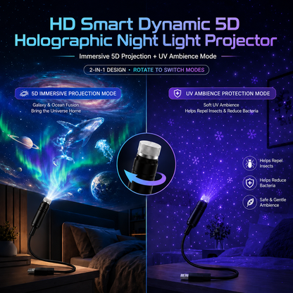 🌌 Immersive 5D Galaxy Ocean Projector – Explore Beyond Your Walls