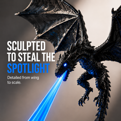 🐉 Glowing Dragon Bookend – Bring Your Shelf to Life with a Fiery LED Effect