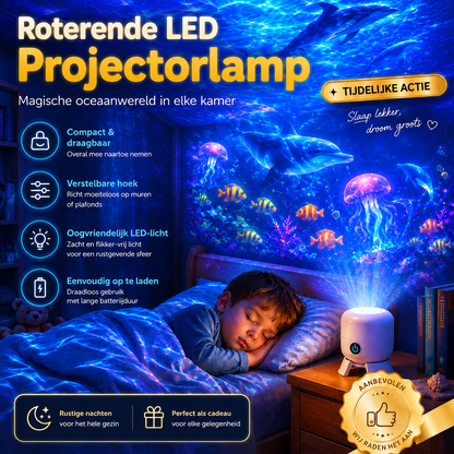 🐠 Immersive Ocean Light Projector – Bring the Underwater World Home