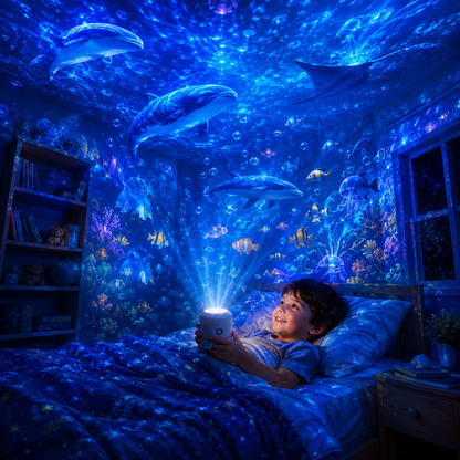 🐠 Immersive Ocean Light Projector – Bring the Underwater World Home