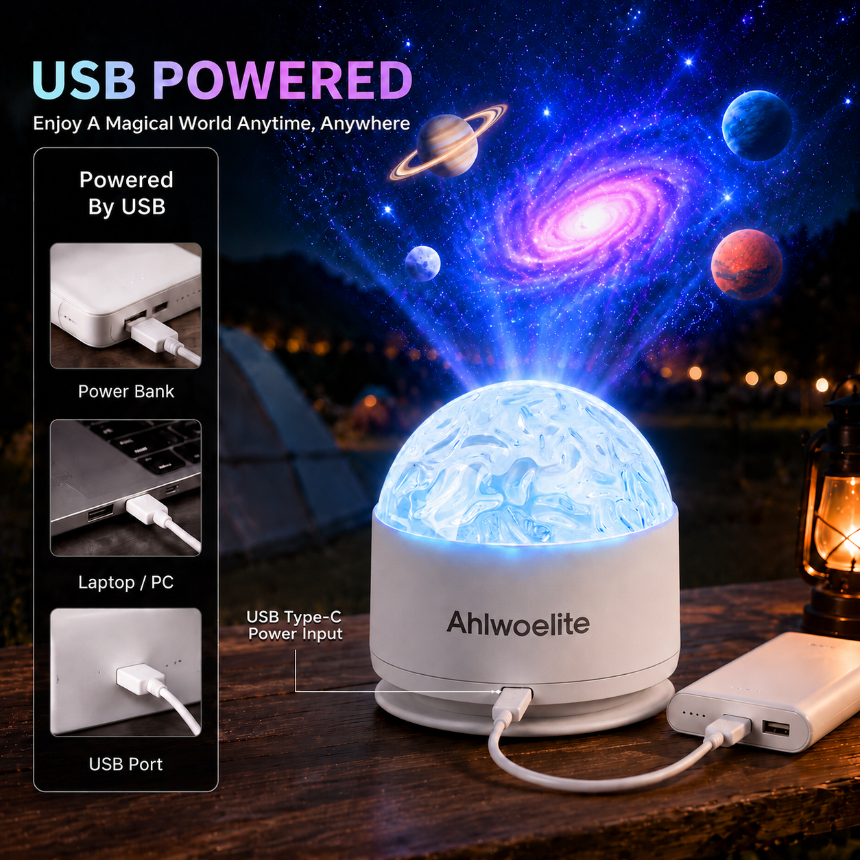 🔥Last Day 50% OFF🎁 - 360° Smart Holographic Starry Sky Projector (HD Smart Dynamic)