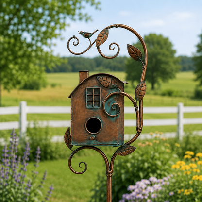 🔥Last Day 69% OFF Sola🔥-❤🐦Handmade Iron Birdhouse❤