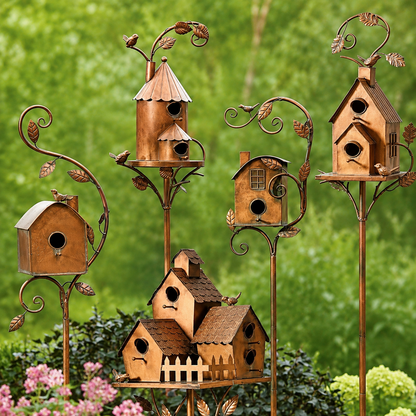 🔥Last Day 69% OFF Sola🔥-❤🐦Handmade Iron Birdhouse❤
