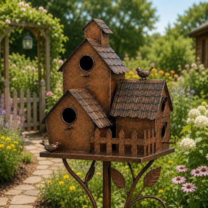 🔥Last Day 69% OFF Sola🔥-❤🐦Handmade Iron Birdhouse❤