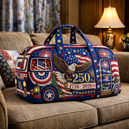 🔥LAST DAY 49% OFF 🗽🇺🇸 American 250th Anniversary Quilted Travel Duffle Bag
