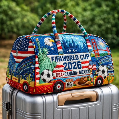 🔥LAST DAY 49% OFF 🗽🇺🇸 American 250th Anniversary Quilted Travel Duffle Bag