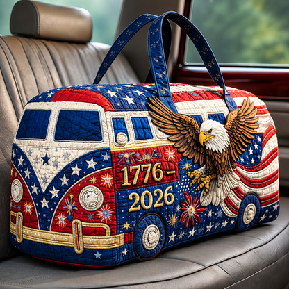 🔥LAST DAY 49% OFF 🗽🇺🇸 American 250th Anniversary Quilted Travel Duffle Bag