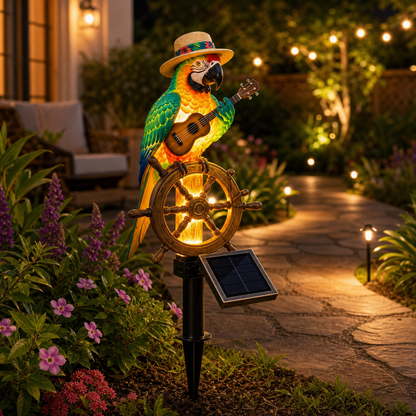 🔥Last Day 49% OFF Sola🔥-🌴Powered Parrot Garden Light- "Welcome to Paradise"