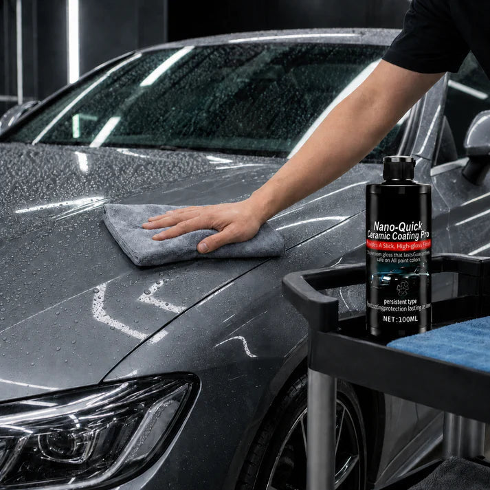 🚗 Spray. Wipe. Shine. Protect. – Nano Ceramic Coating for Your Car