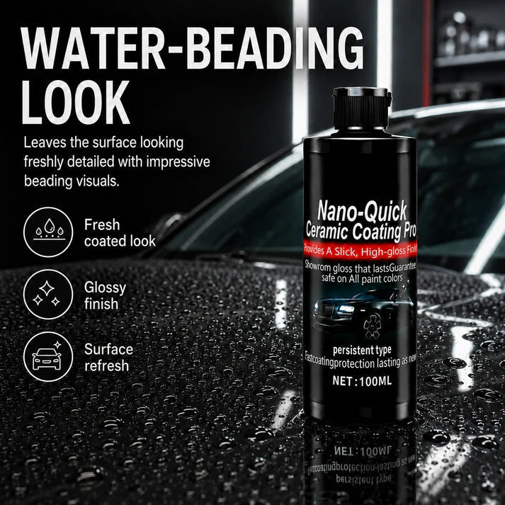 🚗 Spray. Wipe. Shine. Protect. – Nano Ceramic Coating for Your Car