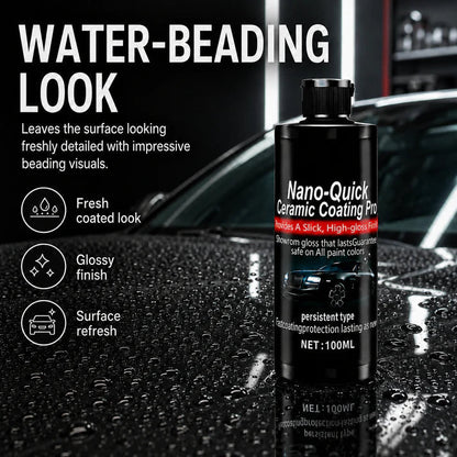 🚗 Spray. Wipe. Shine. Protect. – Nano Ceramic Coating for Your Car