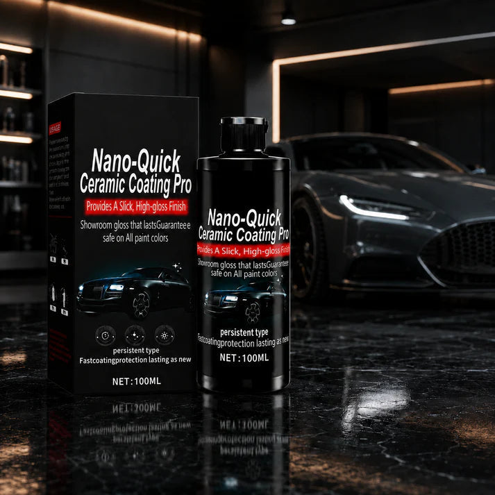 🚗 Spray. Wipe. Shine. Protect. – Nano Ceramic Coating for Your Car