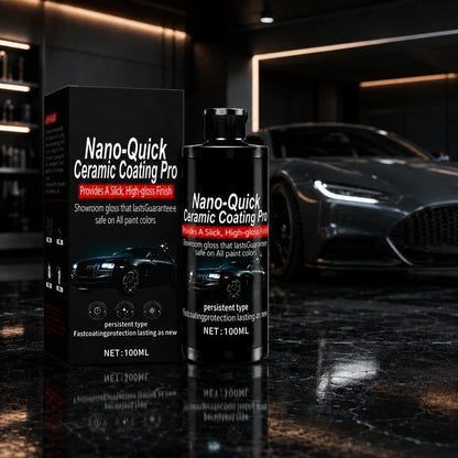 🚗 Spray. Wipe. Shine. Protect. – Nano Ceramic Coating for Your Car