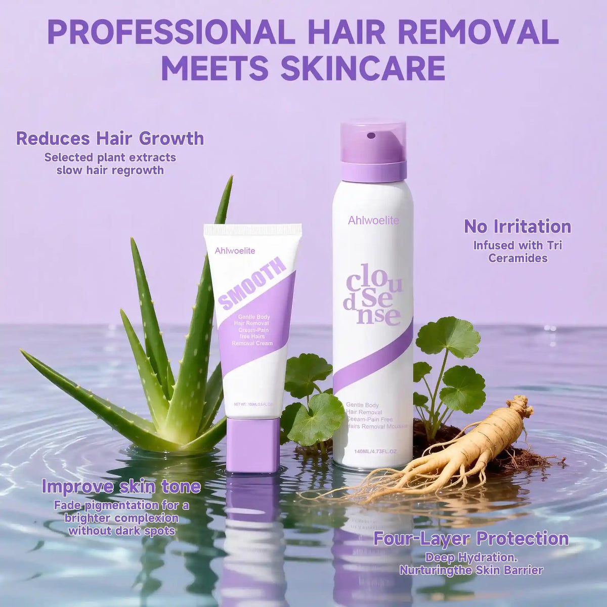 ✨ Gentle Hair Removal Cream – Smooth Skin Without the Razor Hassle