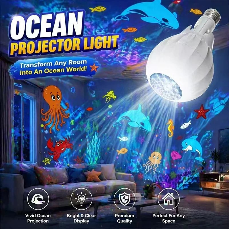 🎅HOT SALE 49% OFF🎄💡Rotating Christmas Projector Bulb | 16 Patterns