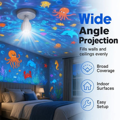 🎅HOT SALE 49% OFF🎄💡Rotating Christmas Projector Bulb | 16 Patterns