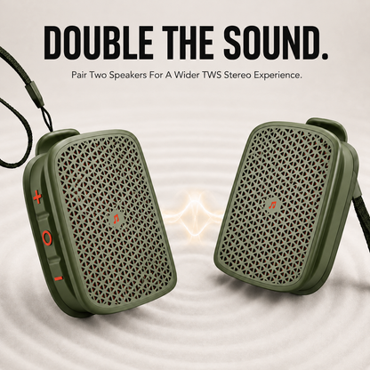 🔊 2026 New Magnetic Clip-On Bluetooth Speaker | IPX7 Waterproof, TWS Stereo & Ultra-Light Wearable Design