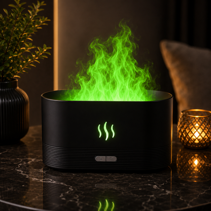 🔥 Limited-Time 50% OFF –🌙Turn Any Room Into a Cozy Retreat with the Flame Aroma Diffuser