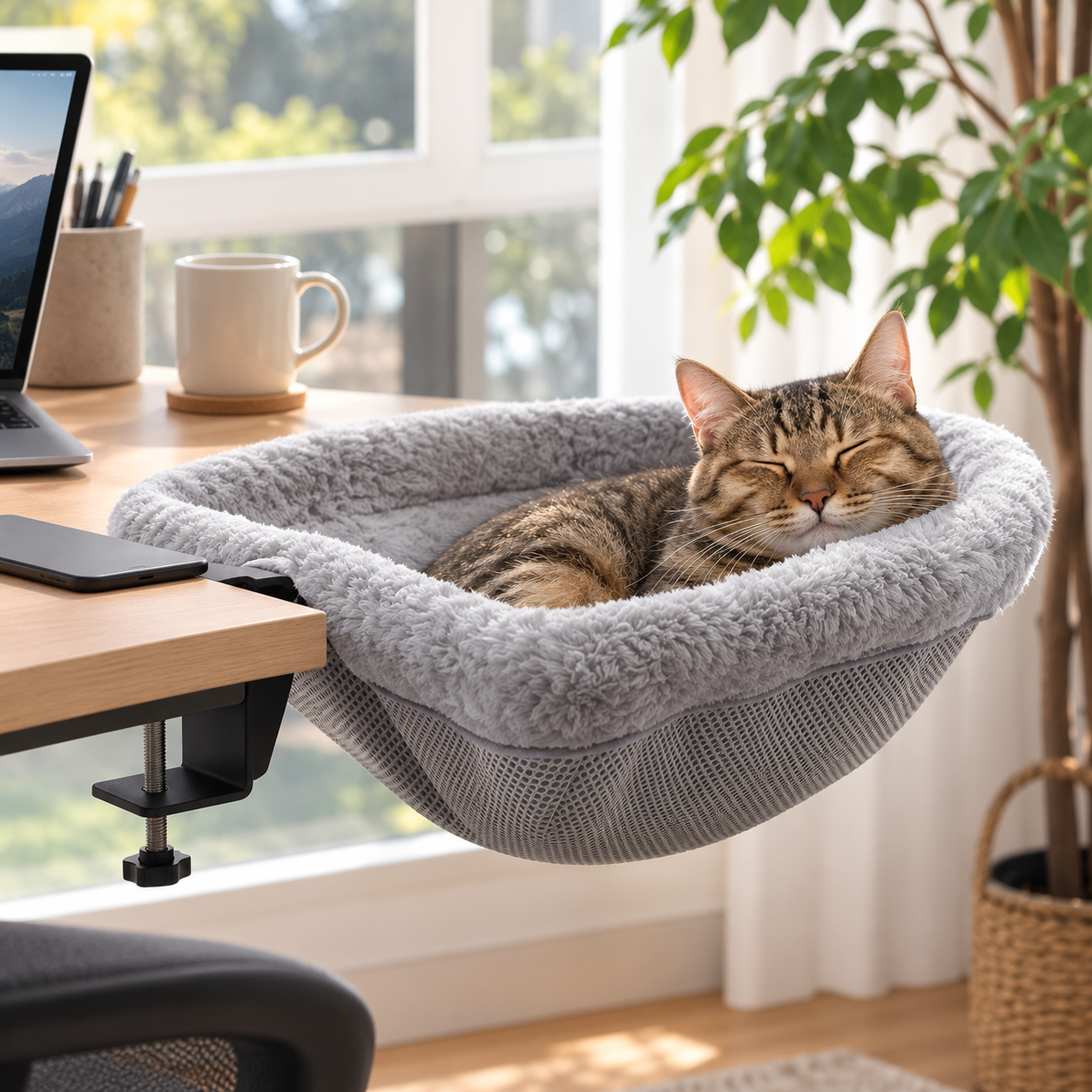 🐾 Keep Your Cat Close—Without Giving Up Your Workspace