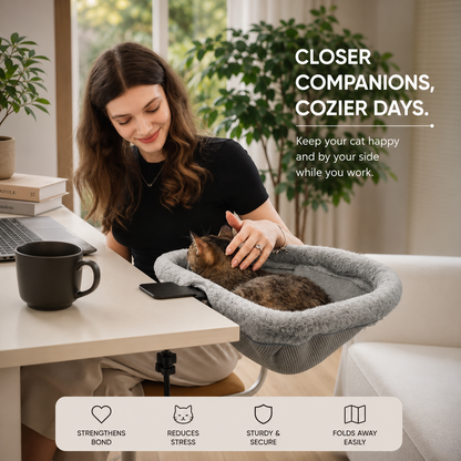 🐾 Keep Your Cat Close—Without Giving Up Your Workspace