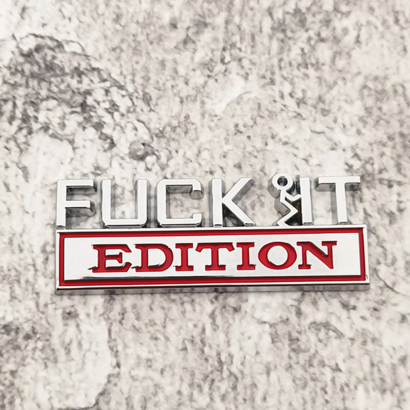 🎣 Fishing Special Edition Premium 3D Metal Vehicle Emblem Badge
