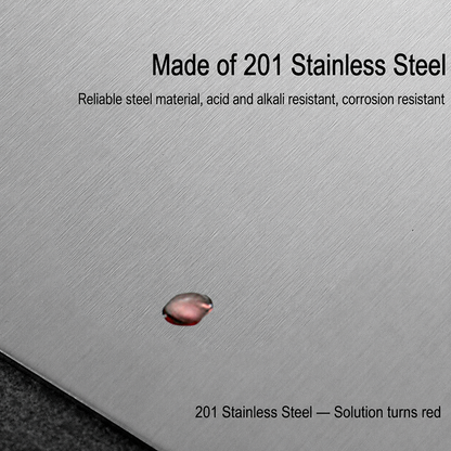 🔥🔥⚡Limited Time Flash Sale 49% Off - Stainless Steel Chopping Board, Non-slip Kitchen Chopping Board