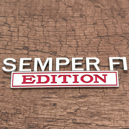 🎣 Fishing Special Edition Premium 3D Metal Vehicle Emblem Badge