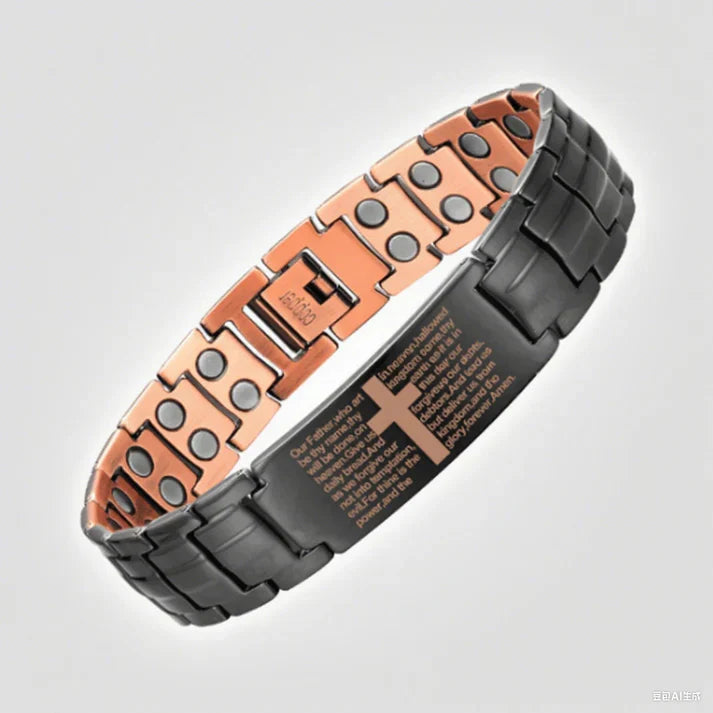 🧲 Timeless Copper Style. Magnetic Detail. Everyday Confidence.Relieve fatigue and promote blood circulation