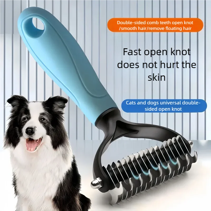 🐾 Last Day 55% OFF – Gentle Pet Grooming Brush for Easy, Stress-Free Hair Removal ✨