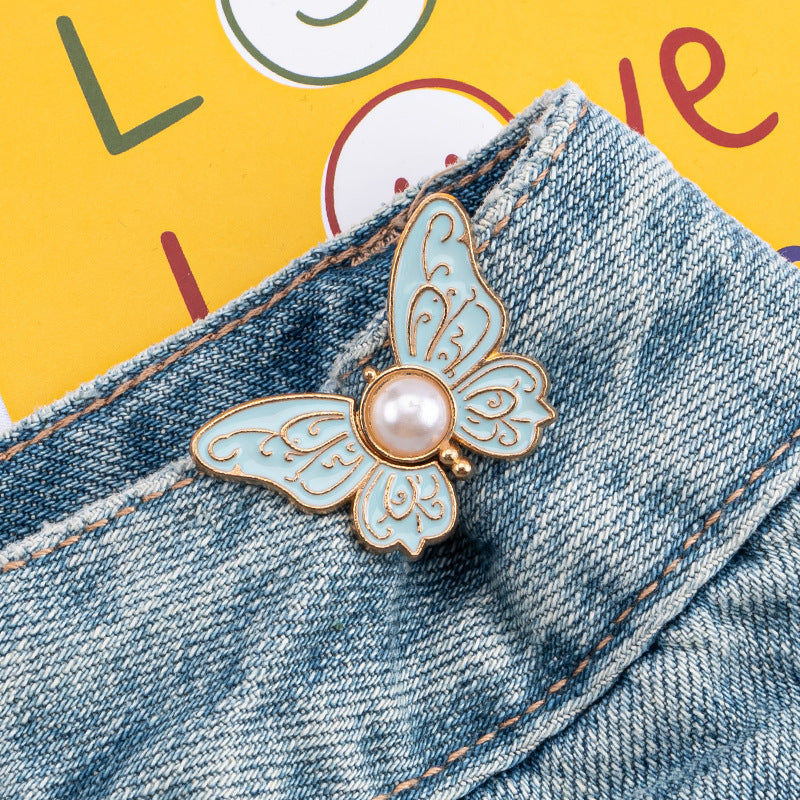 Last Day 50% OFF🔥8PCS Set Butterfly Waist Tighteners 🦋 Perfect Fit in Seconds — No Sewing Needed