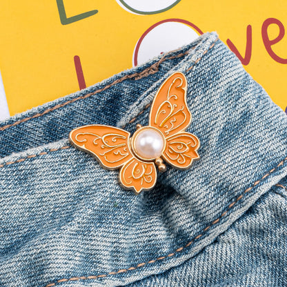 Last Day 50% OFF🔥8PCS Set Butterfly Waist Tighteners 🦋 Perfect Fit in Seconds — No Sewing Needed