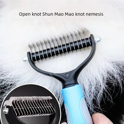 🐾 Last Day 55% OFF – Gentle Pet Grooming Brush for Easy, Stress-Free Hair Removal ✨