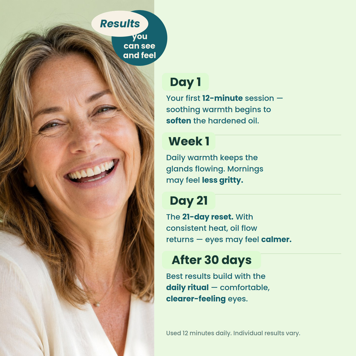 Eye massage SteamHeat Pro — Eye relaxation, relief from fatigue and dryness