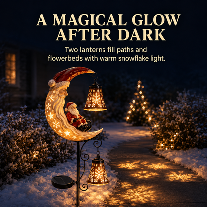 🎅🎁Christmas Early Discount 49% Off - 🔥Santa’s Moonlight Lantern Solar Garden Stake⛄