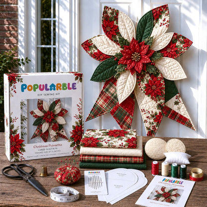 🔥Last Day 50% OFF- Large Patchwork Bow Sewing Kit (Beginner-Friendly)