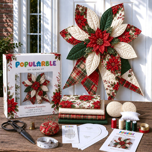 🔥Last Day 50% OFF- Large Patchwork Bow Sewing Kit (Beginner-Friendly)