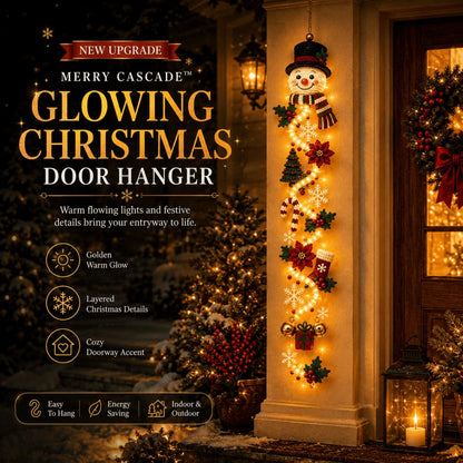🎅Glowing Christmas Door Hanger