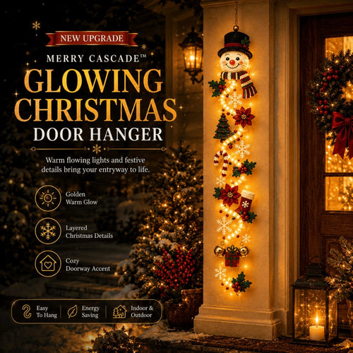 🎅Glowing Christmas Door Hanger