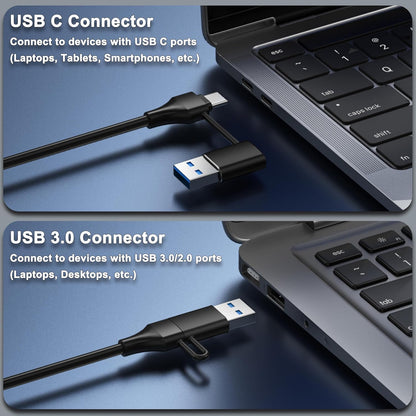 ⚡ Powered USB 3.0 Hub – Expand Your Setup, Control Every Port