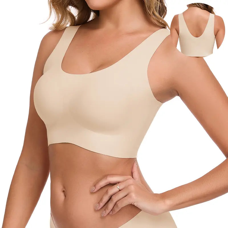 ⏰ LAST 3 HOURS: Seamless Wireless Bralette for Women | Full Coverage Smart Size Everyday Bra